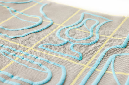 CUSTOM GRID ×unpis “ALL SHAPES ARE GOOD/CONCRETE”